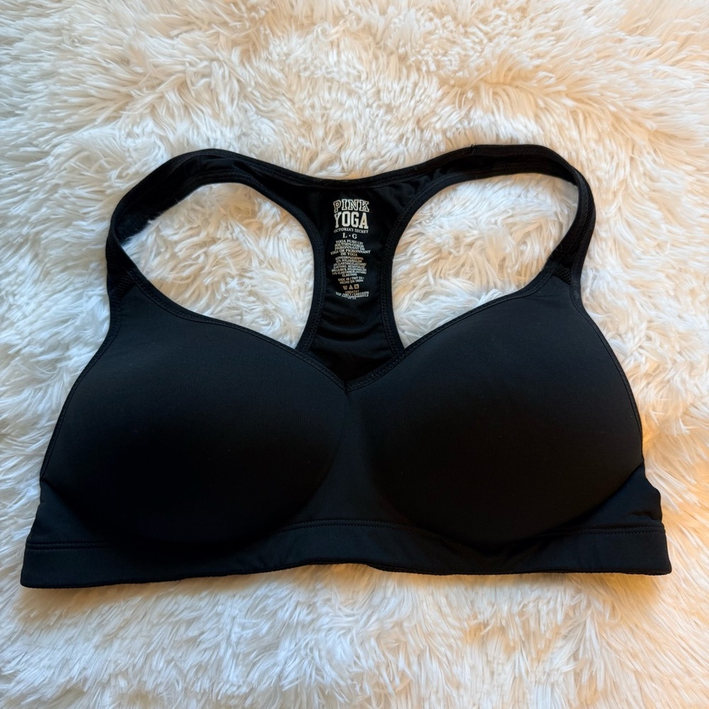 Victoria's Secret Black Yoga Sports Bra